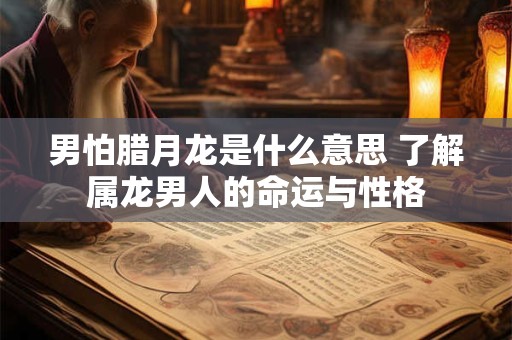 男怕腊月龙是什么意思 了解属龙男人的命运与性格