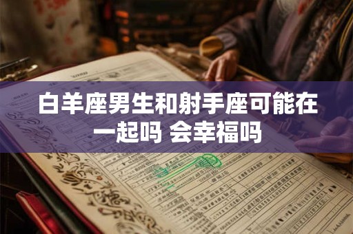 白羊座男生和射手座可能在一起吗 会幸福吗