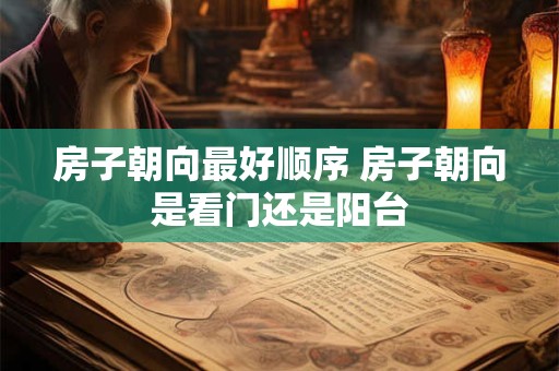 房子朝向最好顺序 房子朝向是看门还是阳台
