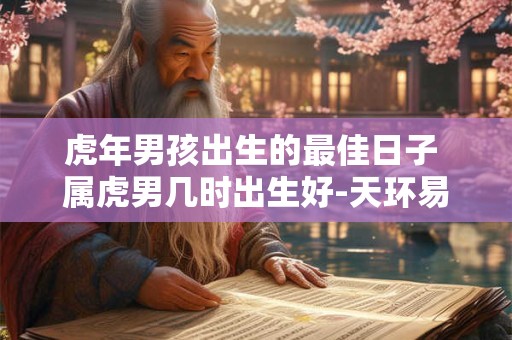 详细阅读:虎年男孩出生的最佳日子 属虎男几时出生好-天环易学 虎年男孩出生的最佳日子 属虎男几时出生好-天环易学
