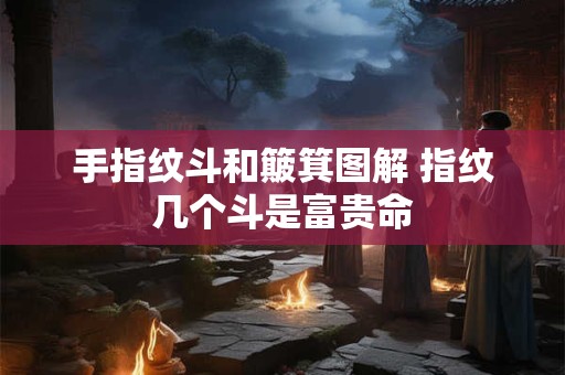手指纹斗和簸箕图解 指纹几个斗是富贵命