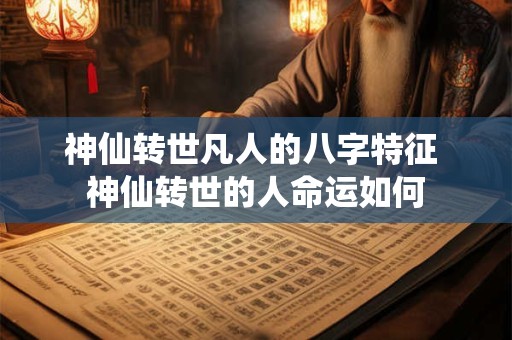神仙转世凡人的八字特征 神仙转世的人命运如何