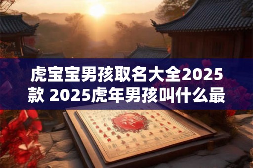 虎宝宝男孩取名大全2025款 2025虎年男孩叫什么最好最吉利