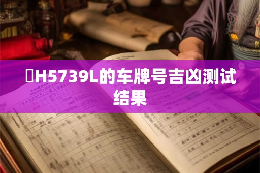 閩H5739L的车牌号吉凶测试结果