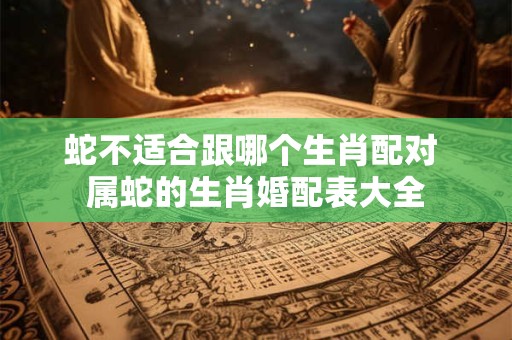 蛇不适合跟哪个生肖配对 属蛇的生肖婚配表大全