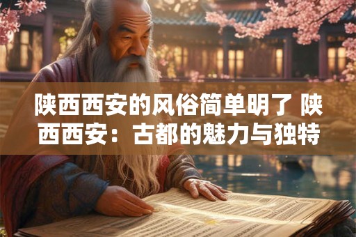 陕西西安的风俗简单明了 陕西西安:古都的魅力与独特风俗 陕西西安的风俗简单明了 陕西西安:古都的魅力与独特风俗