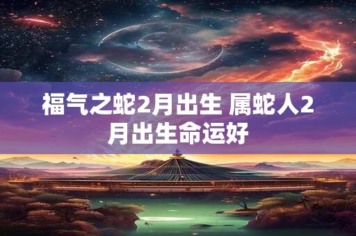 福气之蛇2月出生 属蛇人2月出生命运好
