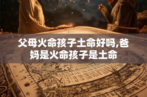 父母火命孩子土命好吗,爸妈是火命孩子是土命