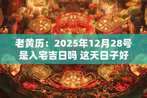 老黄历：2025年12月28号是入宅吉日吗 这天日子好吗