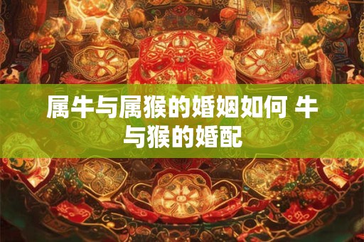 属牛与属猴的婚姻如何 牛与猴的婚配