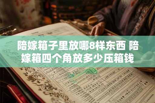 陪嫁箱子里放哪8样东西 陪嫁箱四个角放多少压箱钱