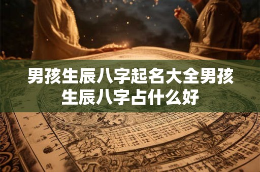 男孩生辰八字起名大全男孩生辰八字占什么好