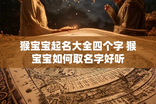 猴宝宝起名大全四个字 猴宝宝如何取名字好听
