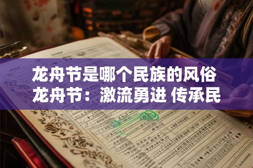 龙舟节是哪个民族的风俗 龙舟节:激流勇进 传承民族精神 龙舟节是哪个民族的风俗 龙舟节:激流勇进 传承民族精神
