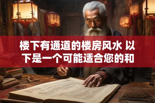楼下有通道的楼房风水 以下是一个可能适合您的和