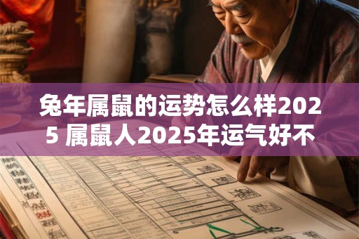兔年属鼠的运势怎么样2025 属鼠人2025年运气好不好