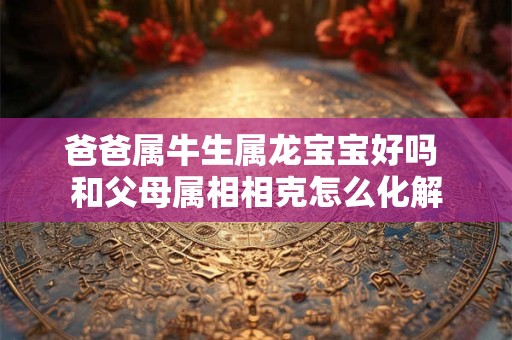 爸爸属牛生属龙宝宝好吗 和父母属相相克怎么化解