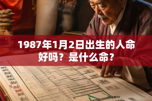 1987年1月2日出生的人命好吗？是什么命？