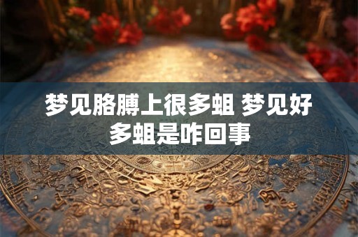 梦见胳膊上很多蛆 梦见好多蛆是咋回事