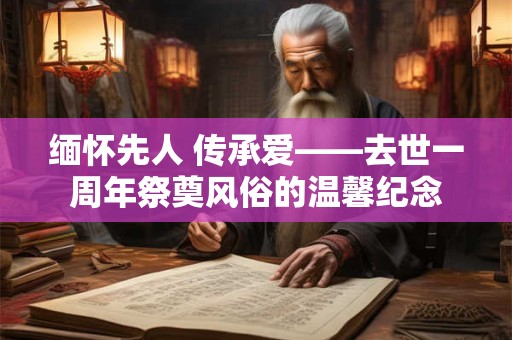 缅怀先人 传承爱——去世一周年祭奠风俗的温馨纪念