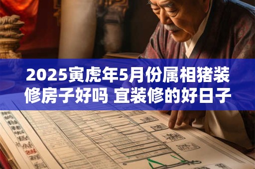 2025寅虎年5月份属相猪装修房子好吗 宜装修的好日子