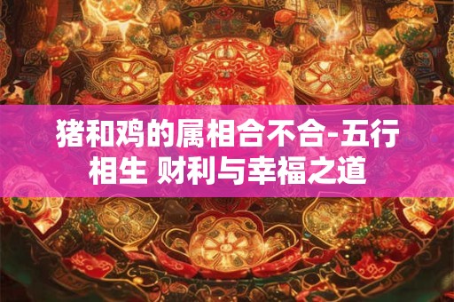 猪和鸡的属相合不合-五行相生 财利与幸福之道