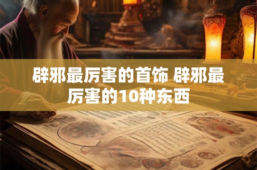 辟邪最厉害的首饰 辟邪最厉害的10种东西