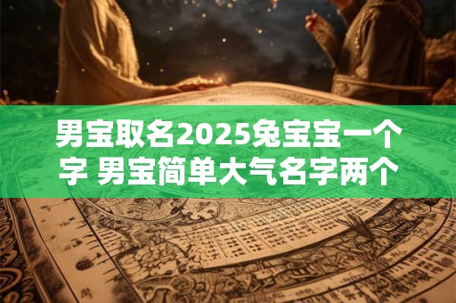 男宝取名2025兔宝宝一个字 男宝简单大气名字两个字