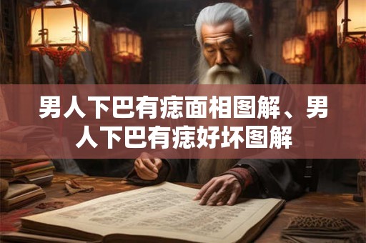 男人下巴有痣面相图解、男人下巴有痣好坏图解