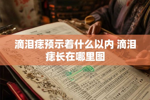 滴泪痣预示着什么以内 滴泪痣长在哪里图