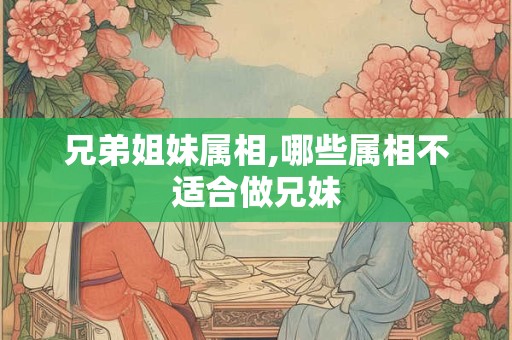 兄弟姐妹属相,哪些属相不适合做兄妹
