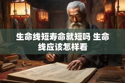 生命线短寿命就短吗 生命线应该怎样看