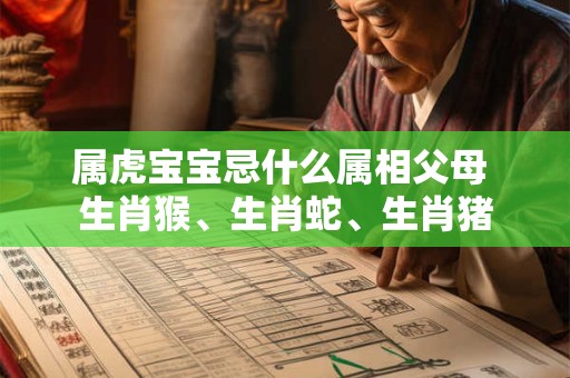 属虎宝宝忌什么属相父母 生肖猴、生肖蛇、生肖猪