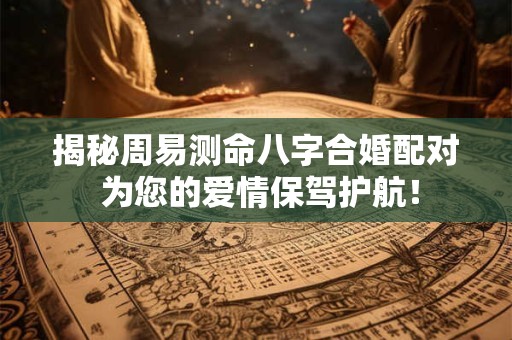 揭秘周易测命八字合婚配对 为您的爱情保驾护航！