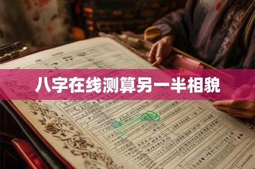 八字在线测算另一半相貌 八字在线测算另一半相貌