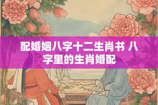 配婚姻八字十二生肖书 八字里的生肖婚配 配婚姻八字十二生肖书 八字里的生肖婚配