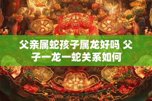 父亲属蛇孩子属龙好吗 父子一龙一蛇关系如何 父亲属蛇孩子属龙好吗 父子一龙一蛇关系如何