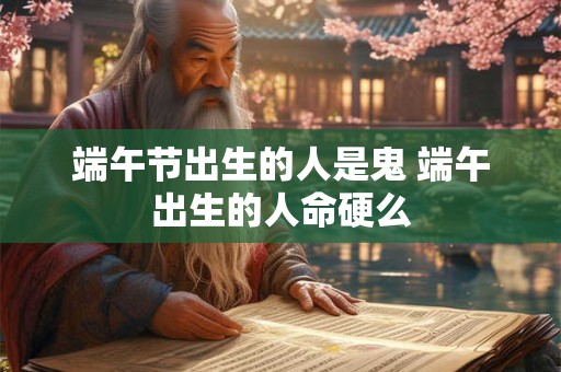 端午节出生的人是鬼 端午出生的人命硬么