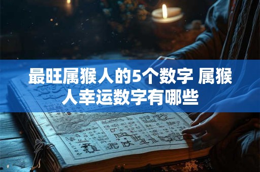 最旺属猴人的5个数字 属猴人幸运数字有哪些