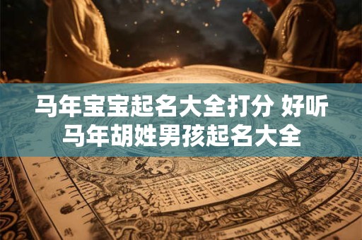 马年宝宝起名大全打分 好听马年胡姓男孩起名大全