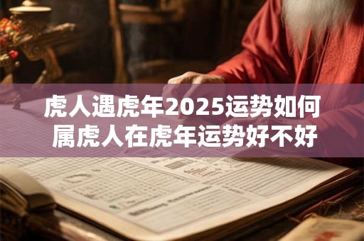 虎人遇虎年2025运势如何 属虎人在虎年运势好不好