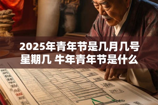 2025年青年节是几月几号星期几 牛年青年节是什么时候