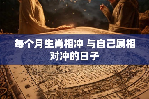 每个月生肖相冲 与自己属相对冲的日子