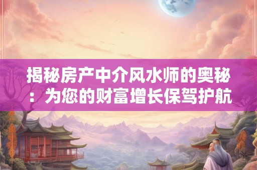 揭秘房产中介风水师的奥秘：为您的财富增长保驾护航