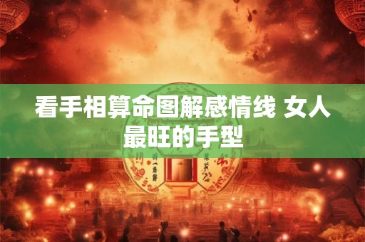 看手相算命图解感情线 女人最旺的手型