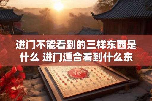 进门不能看到的三样东西是什么 进门适合看到什么东西