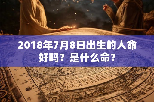 2018年7月8日出生的人命好吗？是什么命？
