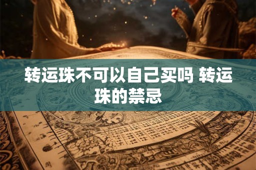转运珠不可以自己买吗 转运珠的禁忌