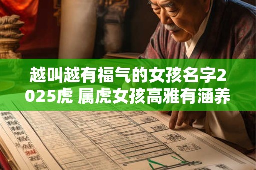 越叫越有福气的女孩名字2025虎 属虎女孩高雅有涵养的名字
