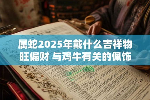 属蛇2025年戴什么吉祥物旺偏财 与鸡牛有关的佩饰